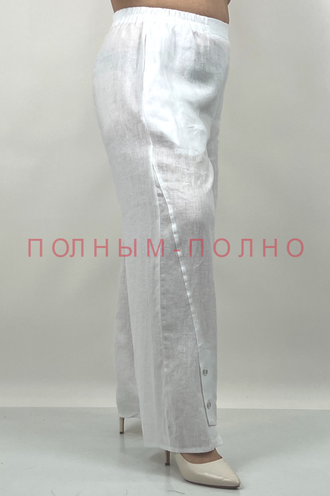 13-8834A Брюки широкие DIVAS лен