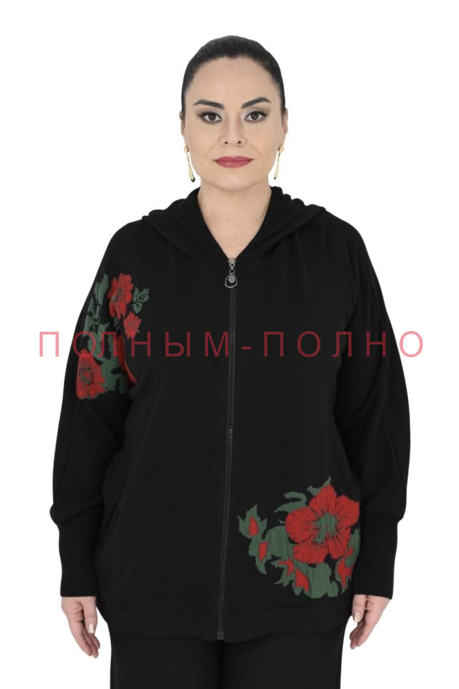 13-8744A Кардиган на молнии DARKWIN шерсть ягненка
