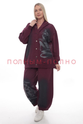 13-8640A Костюм черный DIVAS осень плотный хлопок 